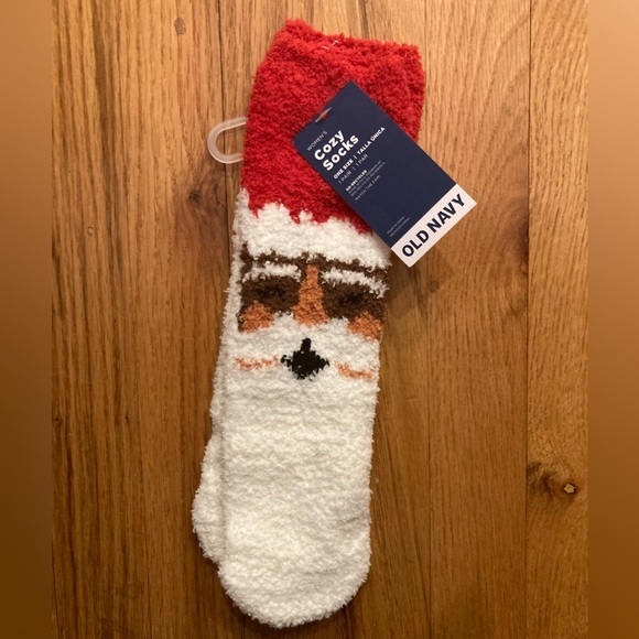 Old Navy Cozy Santa Socks - NWT - Picture 1 of 2